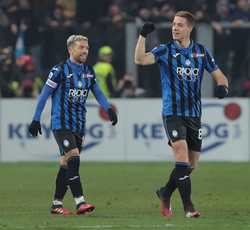 Mario Pasalic fagnar marki.