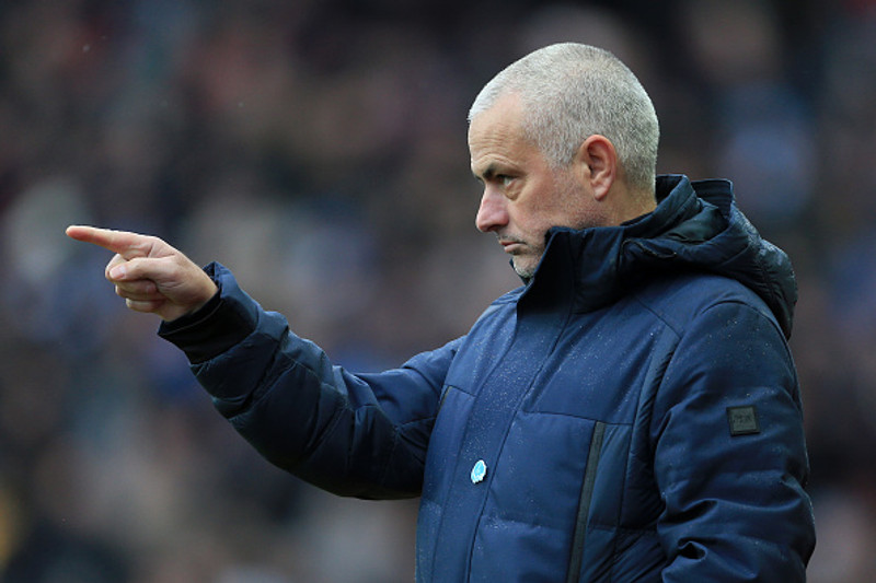 Mourinho mætti til leiks með nýja hárgreiðslu.