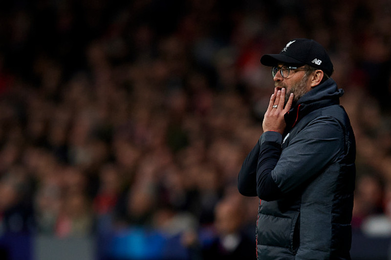 Klopp með áhyggjusvip.