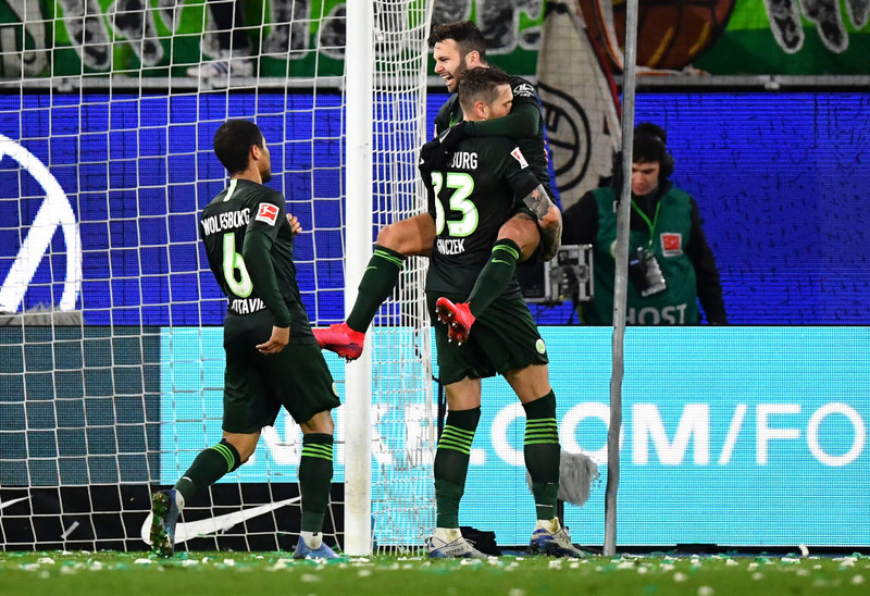 Leikmannahópur Wolfsburg æfði í dag