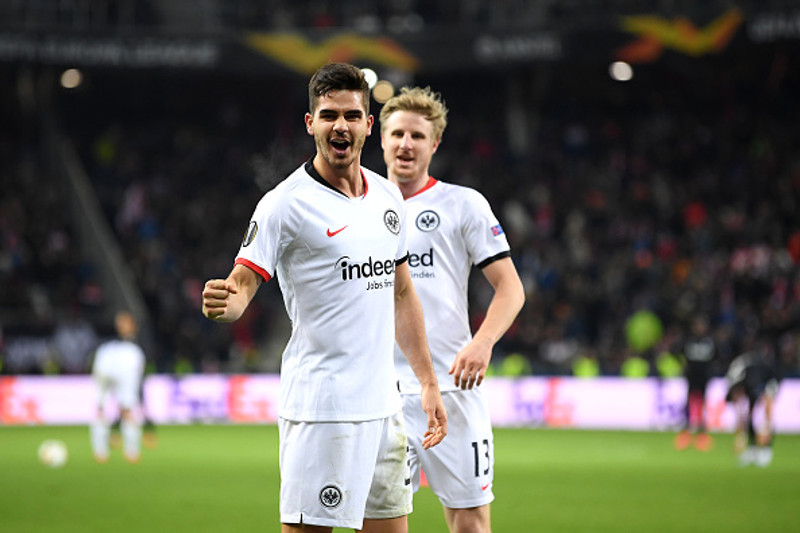 Andre Silva skoraði fyrsta markið í kvöld.