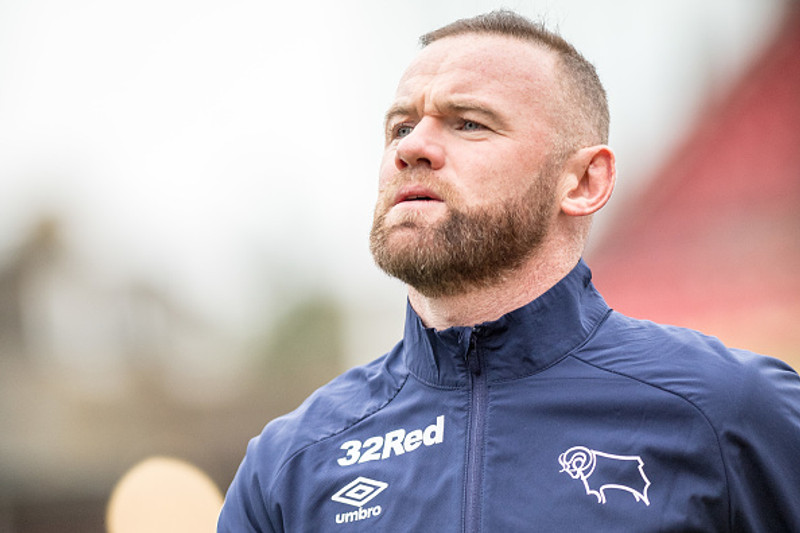 Rooney var nálægt fyrsta sigri sínum sem bráðabirgðastjóri Derby.