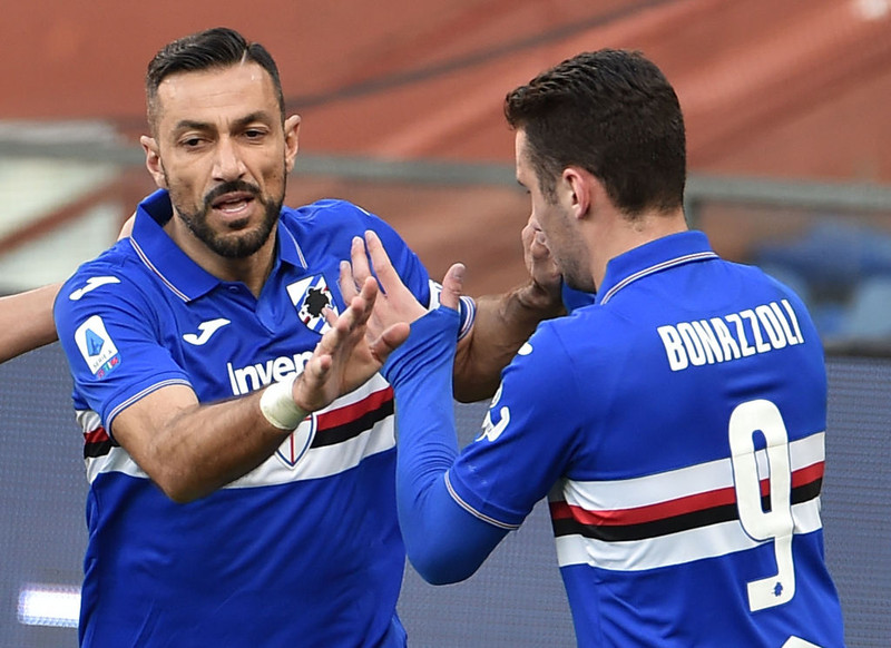 Quagliarella skoraði tvö mörk í dag.