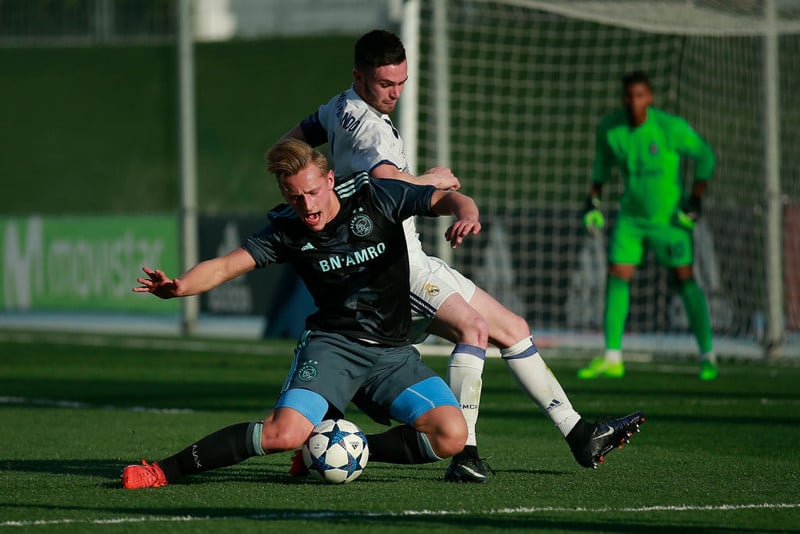 Manu Hernando í leik með unglingaliði Real Madrid