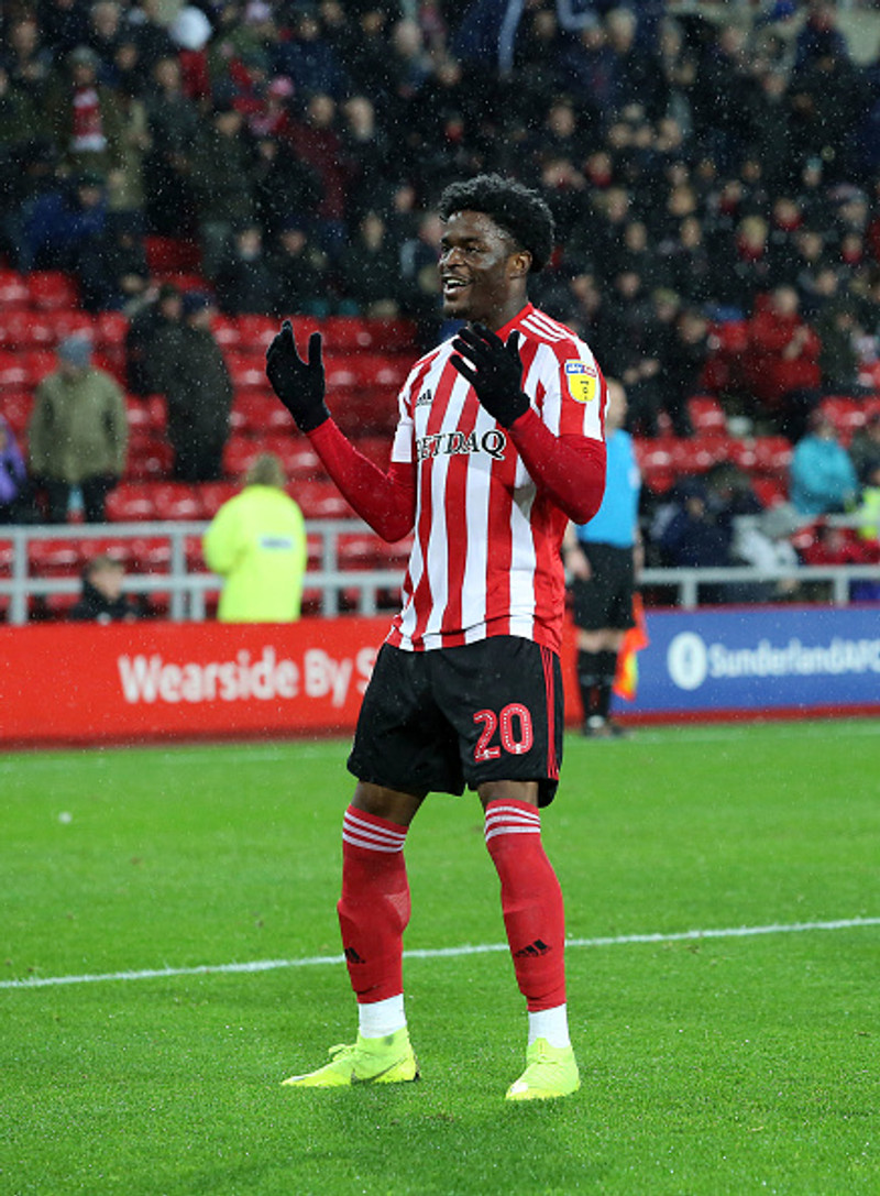 Josh Maja. Hann raðaði inn mörkunum með Sunderland í annarri þáttarröðinni af Sunderland Til' I Die.