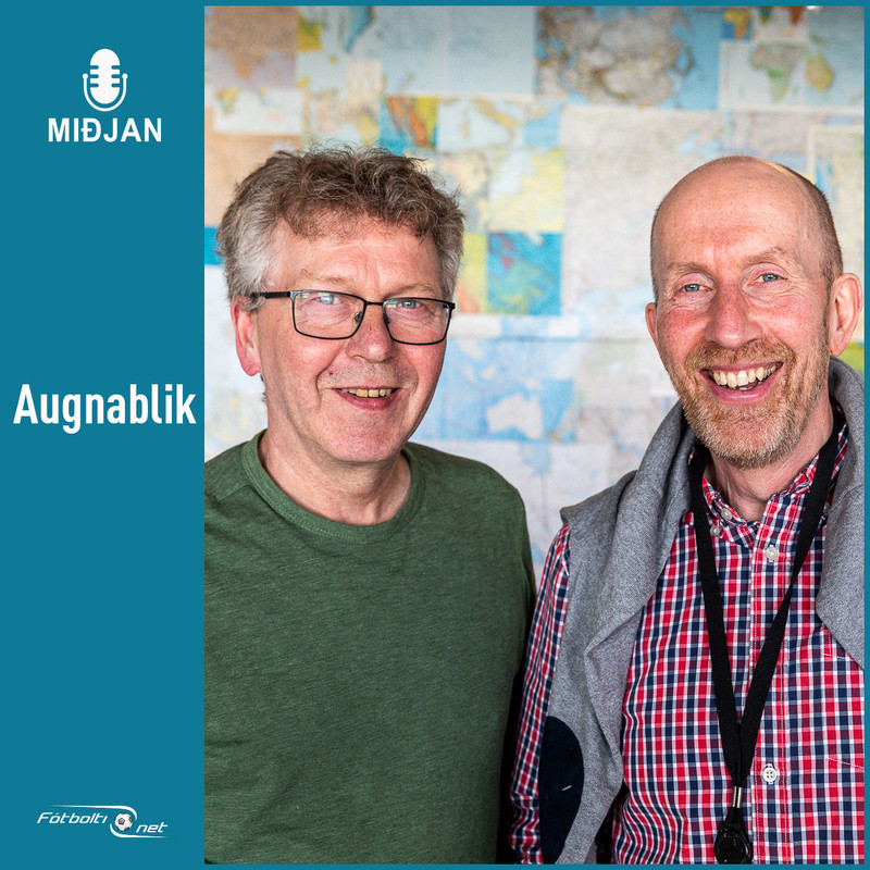 Jón Orri Guðmundsson og Andrés Pétursson rifja upp árin með Augnabliki í Miðjunni í dag.