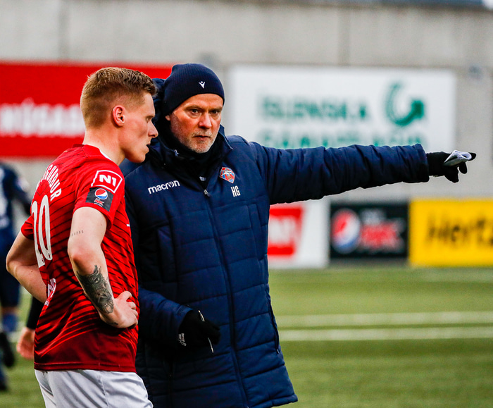 Orri Sigurður skoraði fyrsta mark Valsmanna í dag