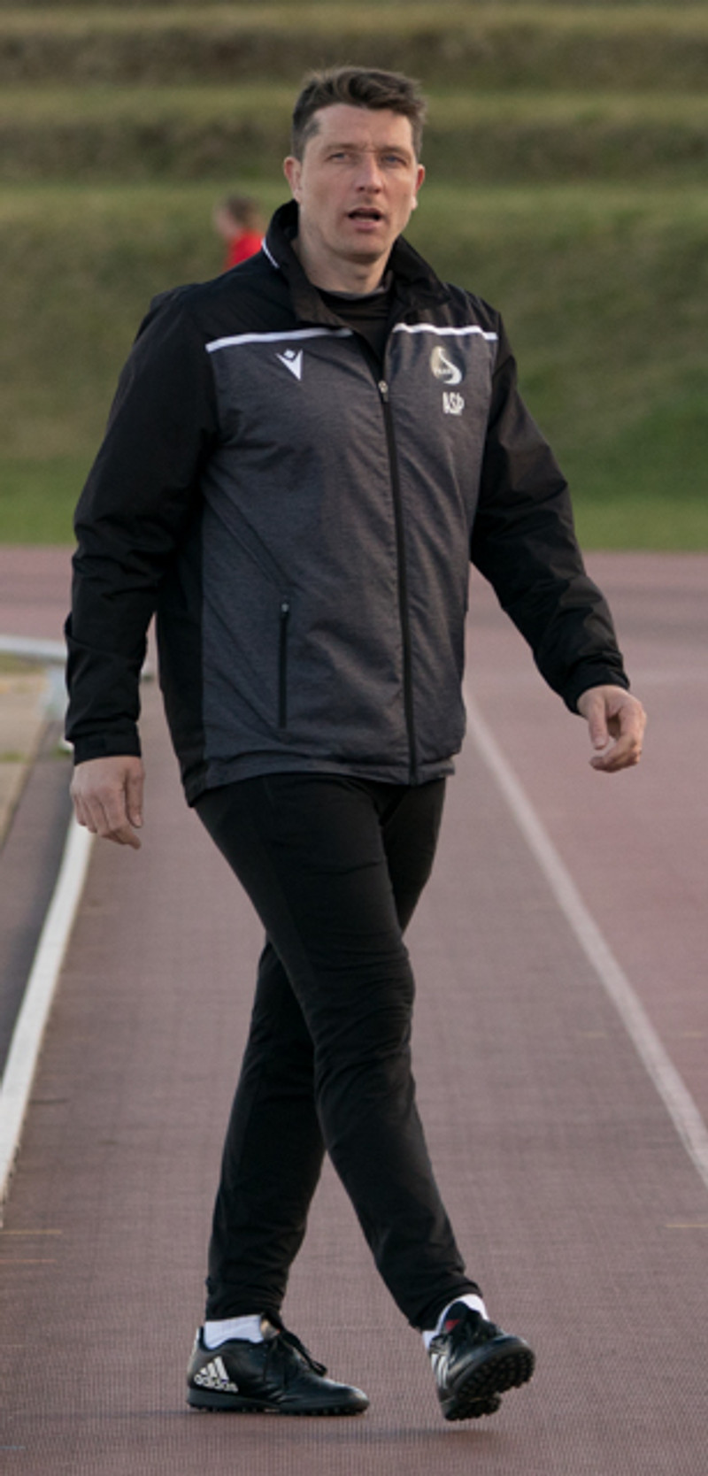 Atli Sveinn Þórarinsson þjálfari.