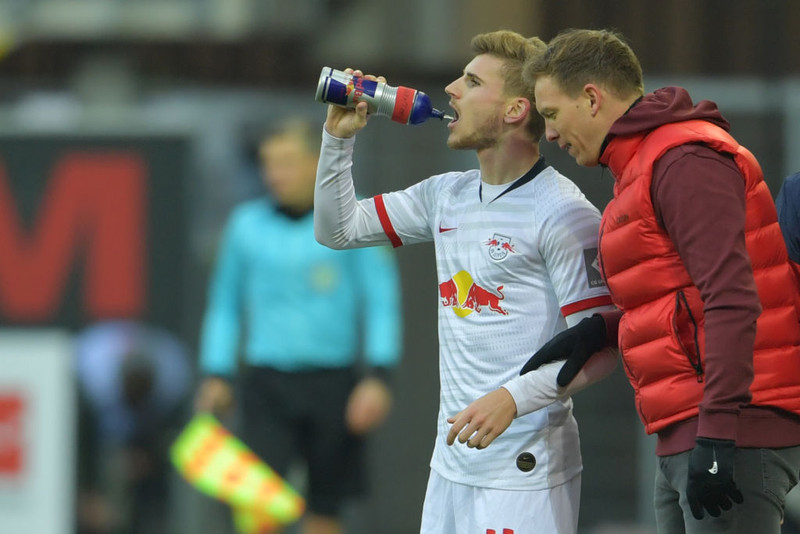 Nagelsmann fer yfir málin með Werner.