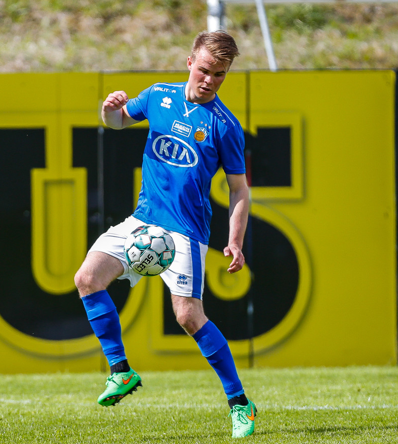 Albert er á sínu fyrsta tímbili með Fram. Hann ákvað að prófa nýja áskorun.