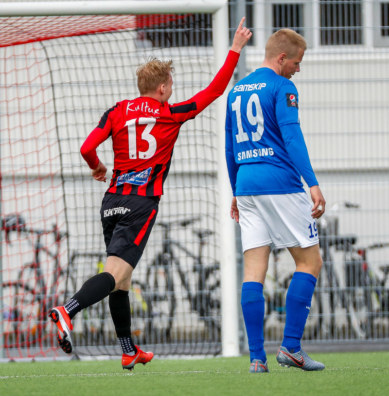 Myndaveisla: Víkingur vann Stjörnuna í sjö marka leik