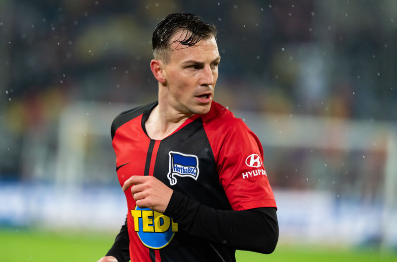 Vladimir Darida og félagar í Hertha hafa átt erfitt uppdráttar. Matteo Guendouzi, Lucas Tousart, Dodi Lukebakio og Jhon Cordoba voru í byrjunarliðinu í dag.
