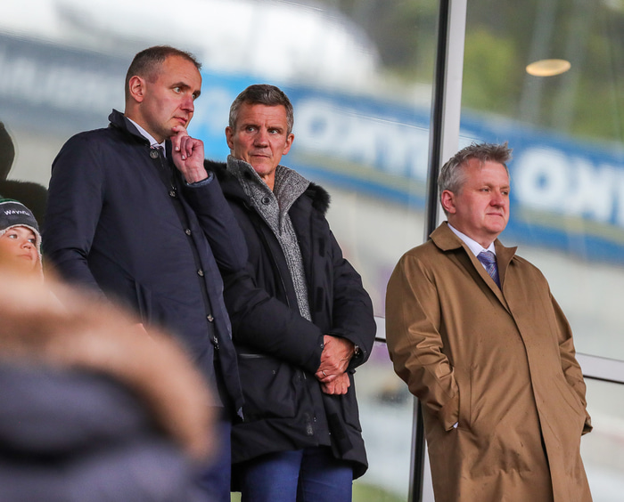 Guðni Bergsson á Hlíðarenda.