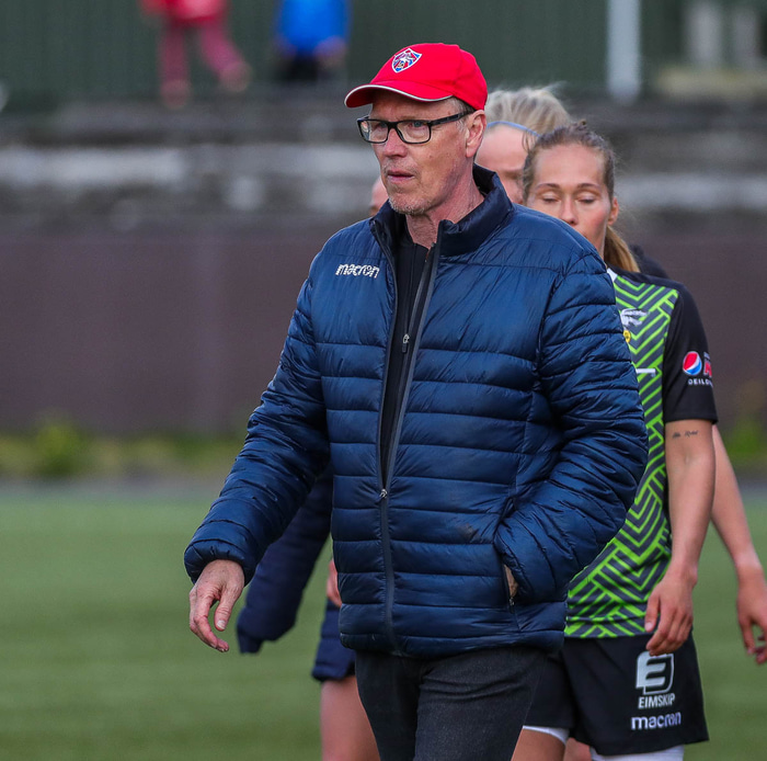 Pétur var heilt yfir ánægður með sitt lið.