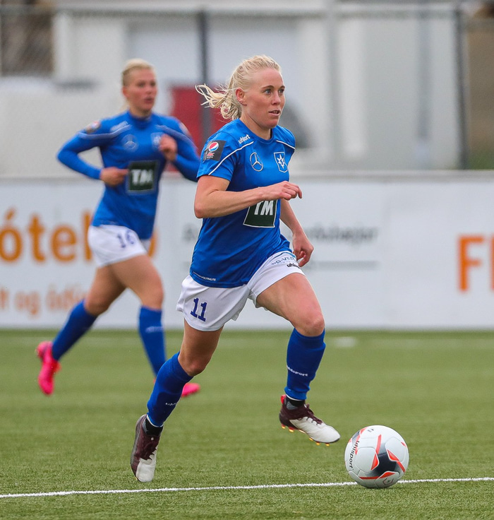 Betsy Doon Hassett skoraði sigurmark Stjörnunnar