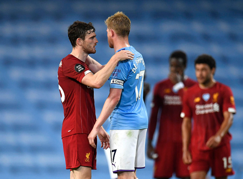 Robertson fær þrjá en De Bruyne var bestur.