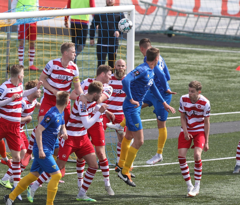 Hörkuleikur á Vivaldivellinum.