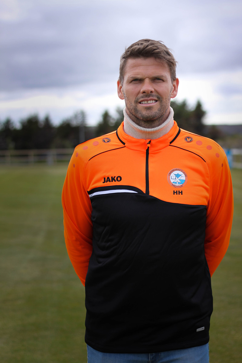 Hermann Hreiðarsson, þjálfari Þróttar Vogum.