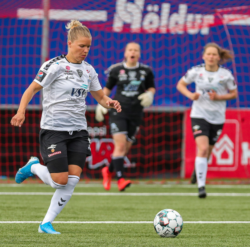 Olga Sevcova skoraði mark ÍBV.