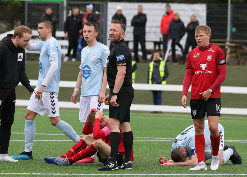 Myndaveisla: Afturelding vann Leikni F