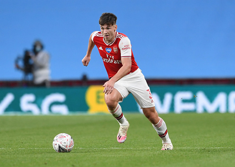 Kieran Tierney var mikið meiddur á síðasta tímabili.