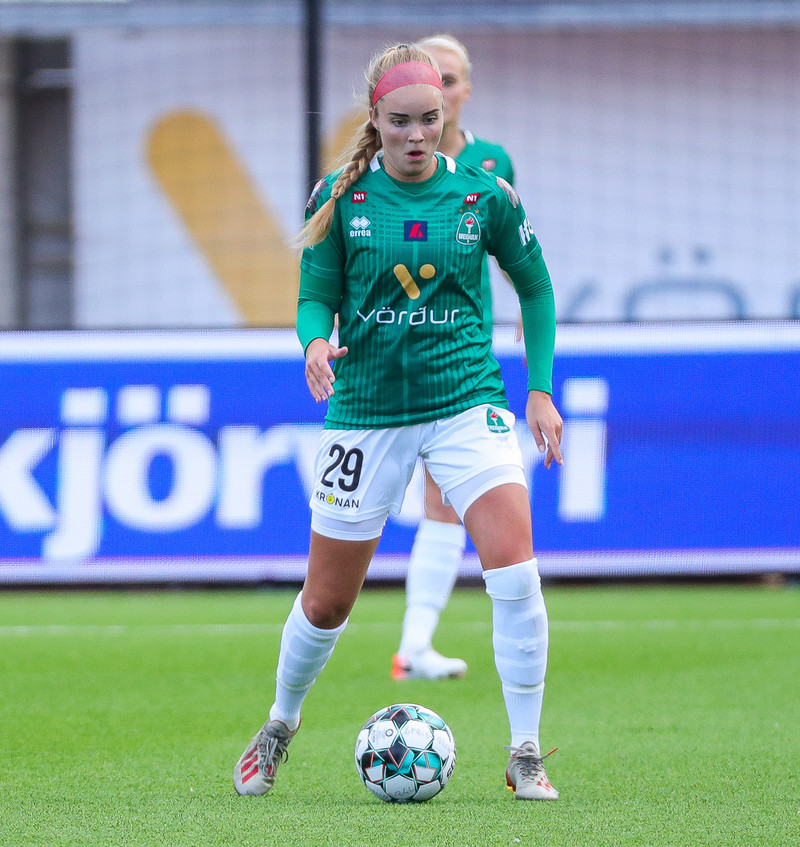 Andrea Rán hló á fréttamannafundi - „Jafntefli fínt fyrir mig"