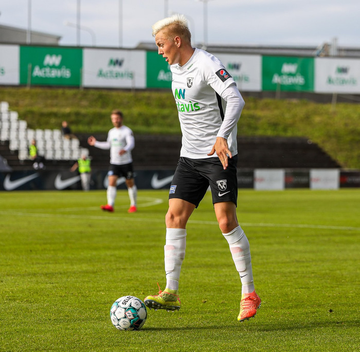 Daníel Hafsteinsson sá um KR í kvöld.