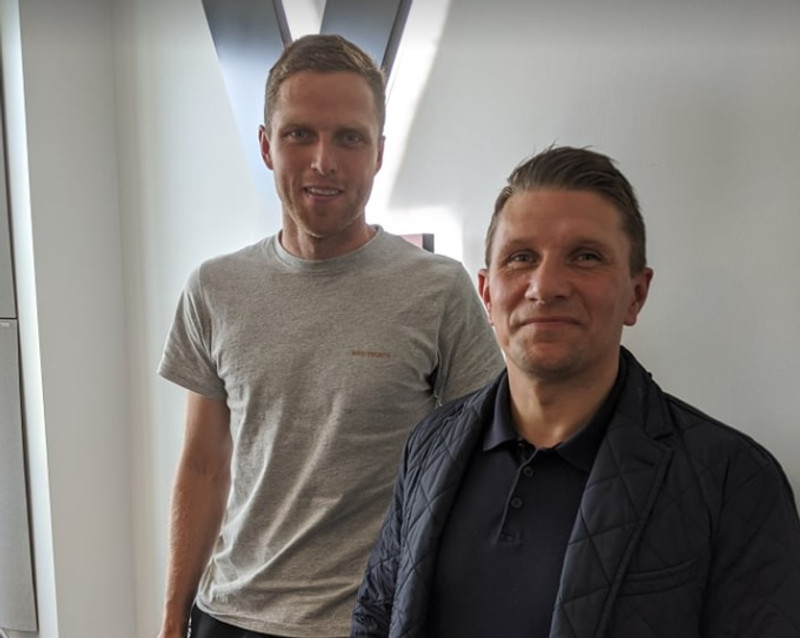 Rafn Markús Vilbergsson og Úlfur Blandon.