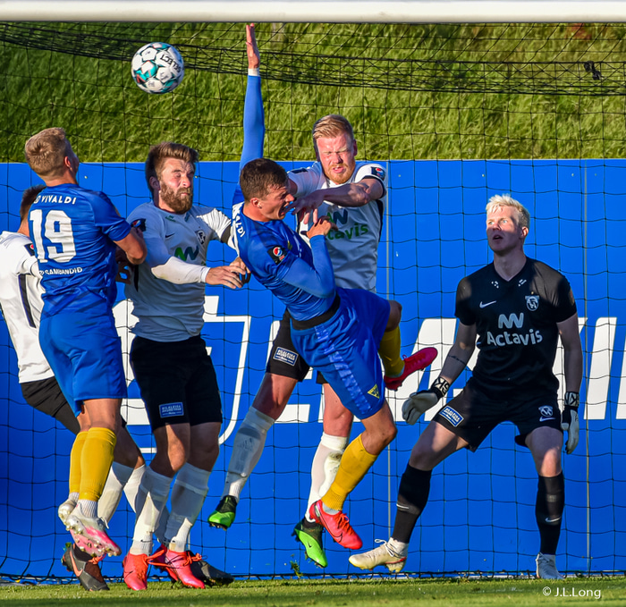 Frá leik FH og Gróttu í níundu umferð Pepsi Max-deildar karla.