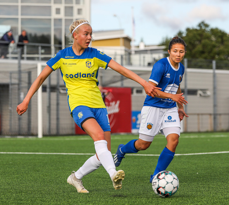 Ása Björg Einarsdóttir spilaði hverja einustu mínútu í Lengjudeildinni í fyrra.