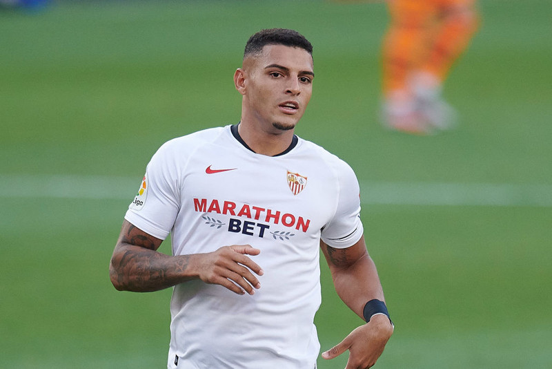 Diego Carlos skoraði fyrir Sevilla