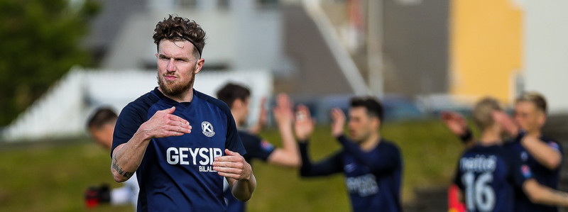 Joey Gibbs hefur raðað inn mörkum fyrir Keflavík í sumar