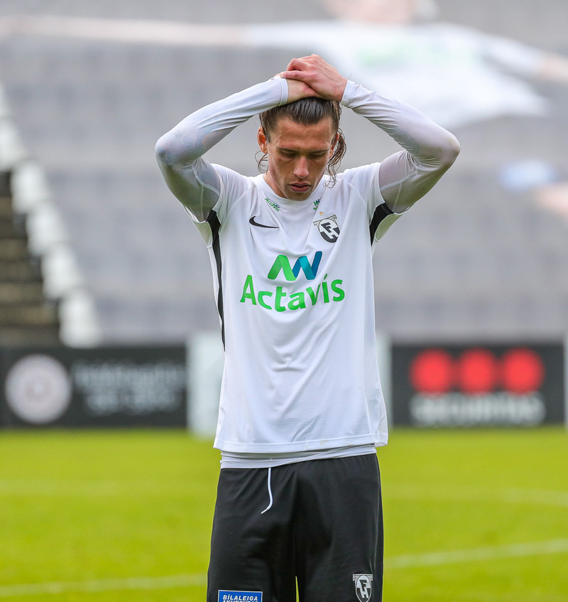 Óli alli skoraði annað mark Stjörnunnar í dag.