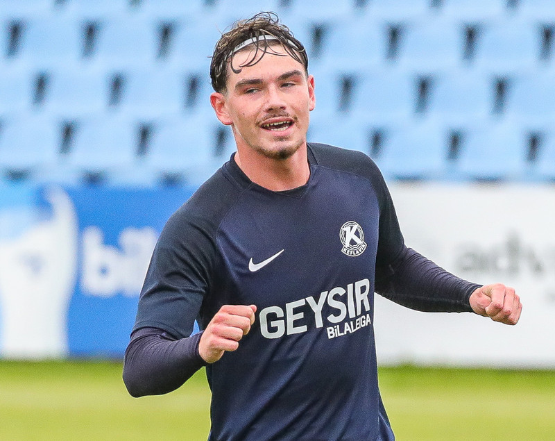 Kian Williams fékk vítið