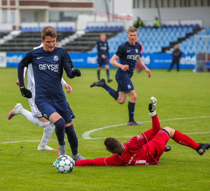 Björn Bogi í leik með Keflavík sumarið 2020.