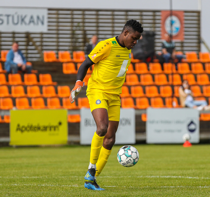 Javon Jerrod Sample í leik með Dalvík/Reyni síðasta sumar.