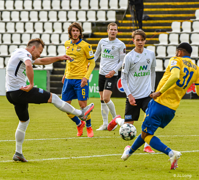 Úr leik FH og Dunajska Streda í Evrópudeildinni.