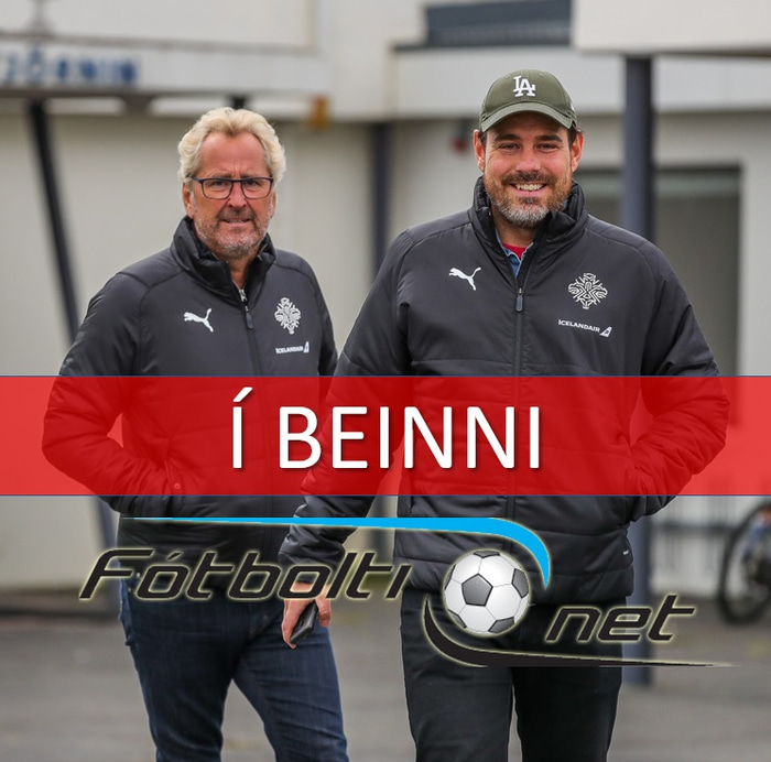 Erik Hamren og Freyr Alexandersson.