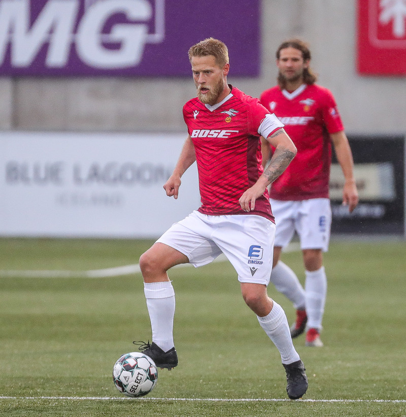 Haukur Páll Sigurðsson fyrirliði Vals.
