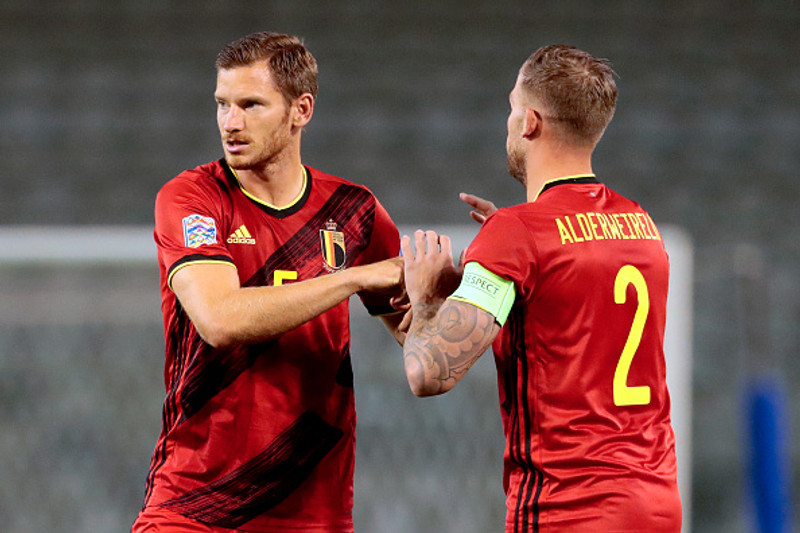 Var boltinn kominn inn í fyrsta marki Belga?
