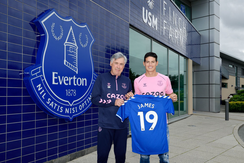 Everton greiddi ekkert fyrir James Rodriguez