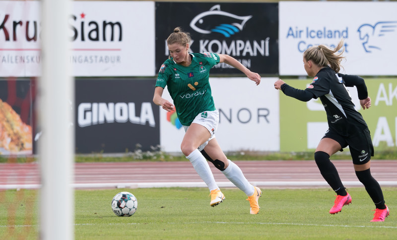 Myndaveisla: Breiðablik skoraði sjö á Akureyri