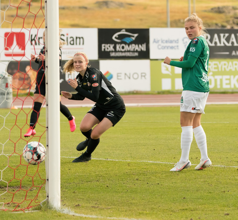 Myndaveisla: Breiðablik skoraði sjö á Akureyri