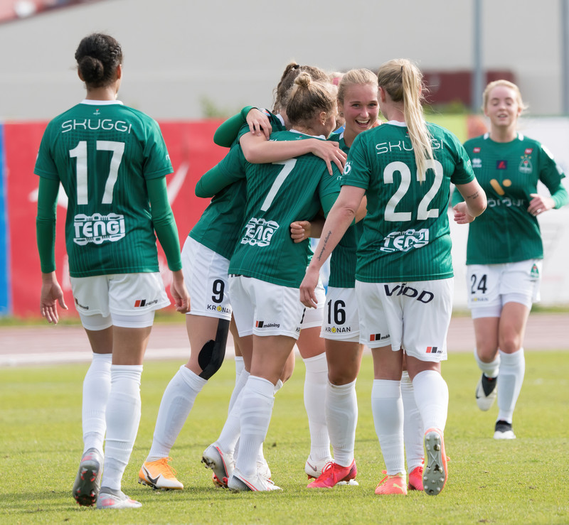 Myndaveisla: Breiðablik skoraði sjö á Akureyri