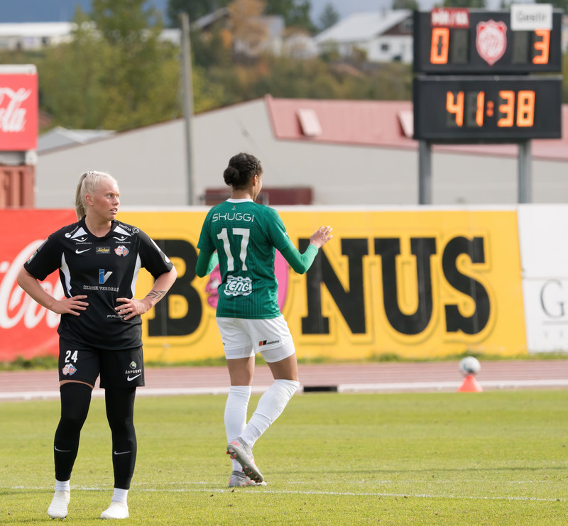 Myndaveisla: Breiðablik skoraði sjö á Akureyri