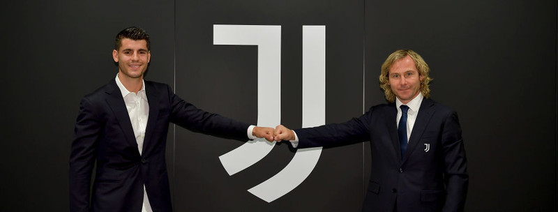 Morata og Pavel Nedved.