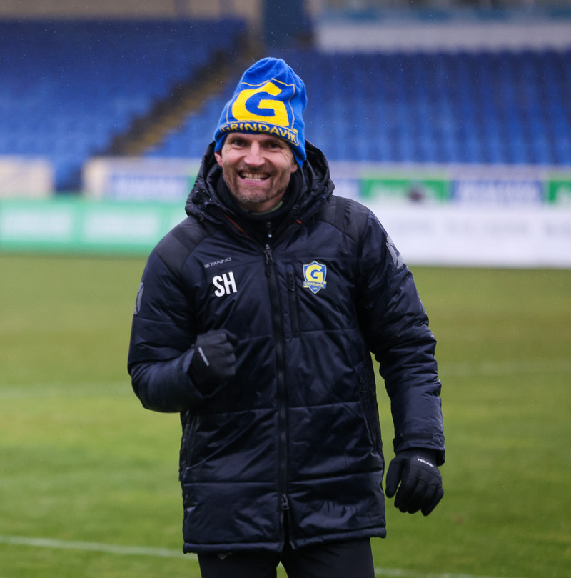 Sigurbjörn Hreiðarsson gat loks fagnað á ný í kvöld