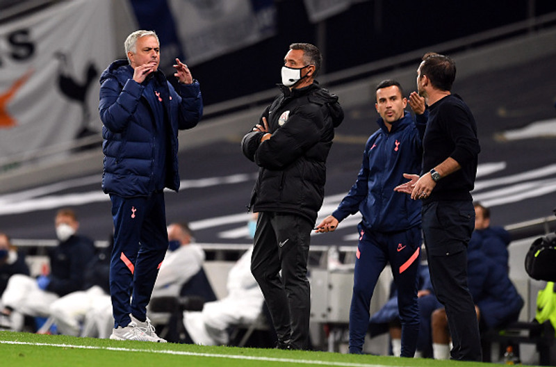 Jose Mourinho og Frank Lampard
