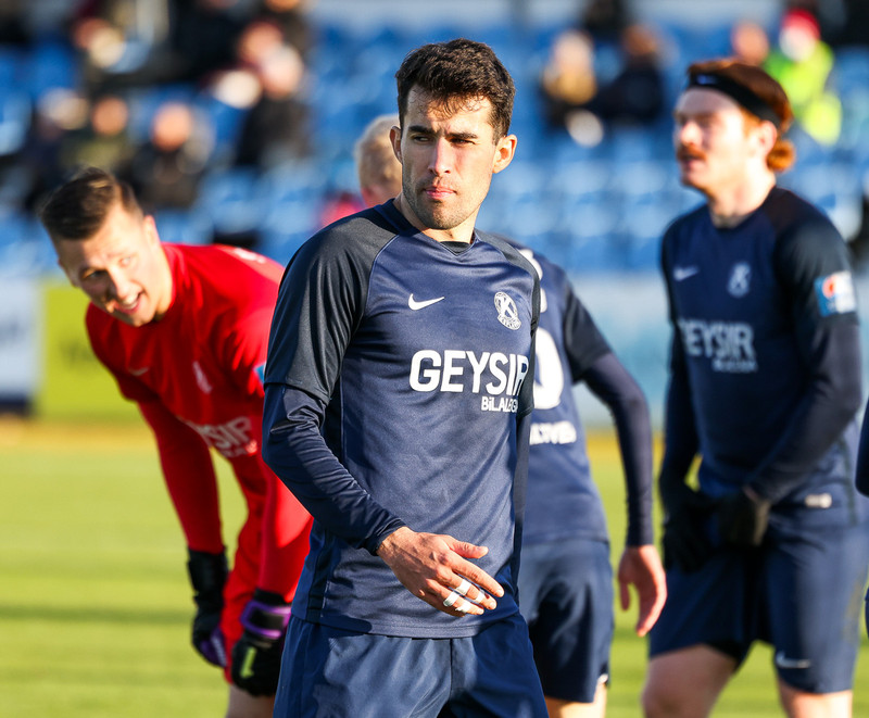 Nacho Heras, varnarmaður Keflavíkur.