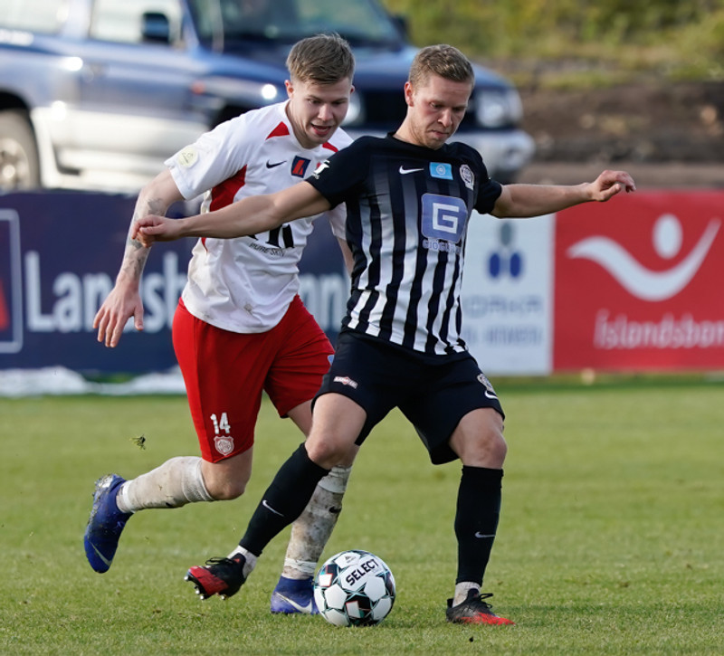 Jakob Snær Árnason og Alexander Ívan Bjarnason